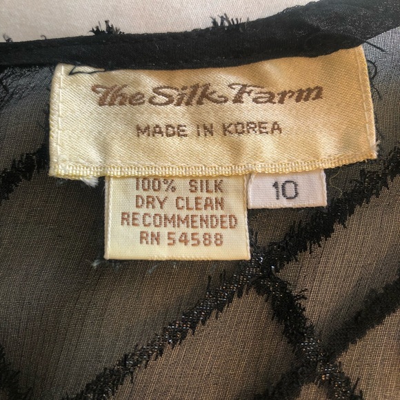 Vintage The Silk Farm by Icinoo Black Evening Dress - Picture 5 of 9